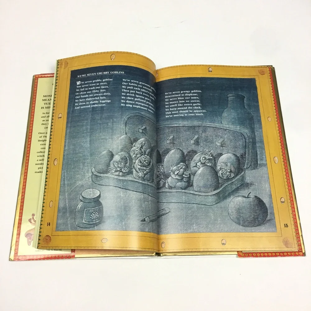 Mondays Troll First Edition Hardcover‎ Book Dust Jacket Jack Prelutsky Peter Sis